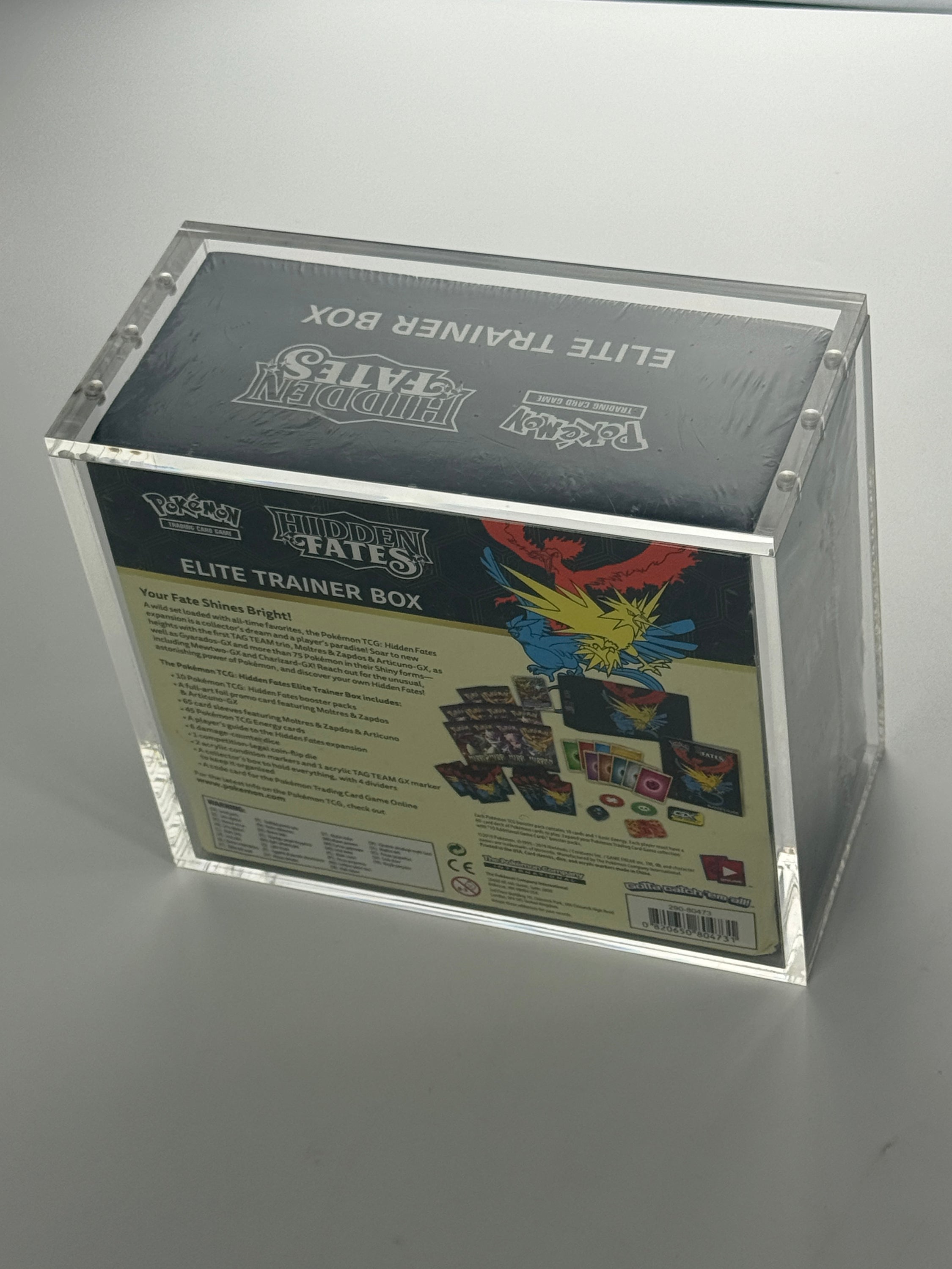 Premium Pokémon Elite Trainer Box Protective Display Acrylic Case