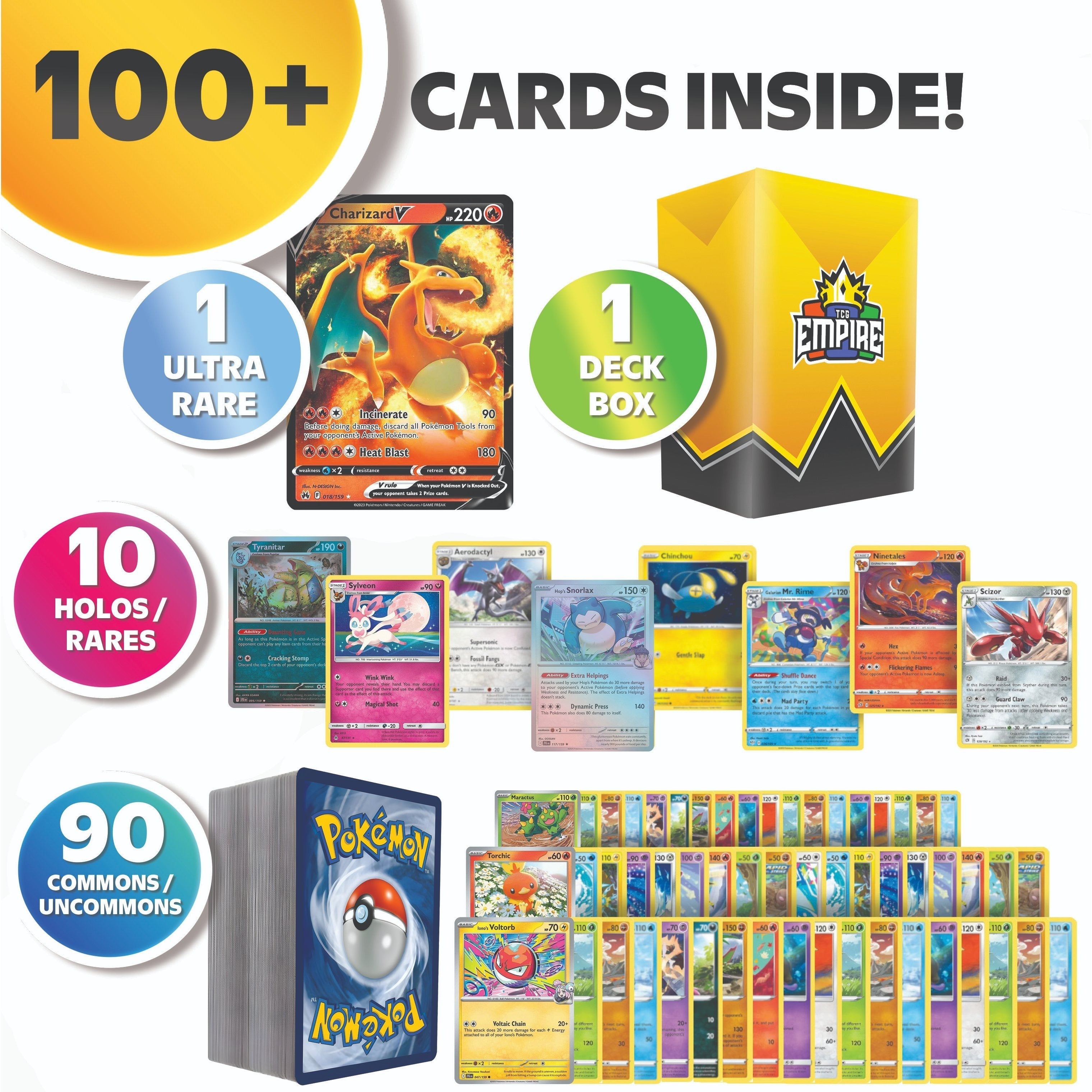 Pokemon TCG: Ultra Rare Battle Bundle – 100+ Cards Guaranteed