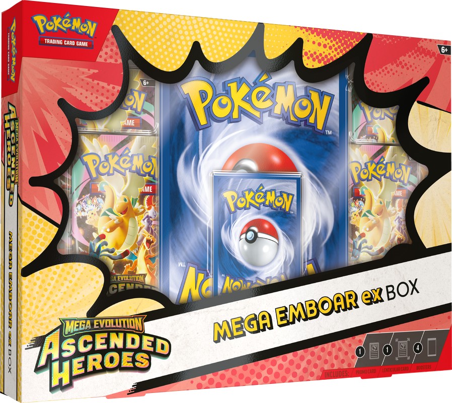 Pokemon TCG: Mega Evolution: Ascended Heroes - Mega ex Box