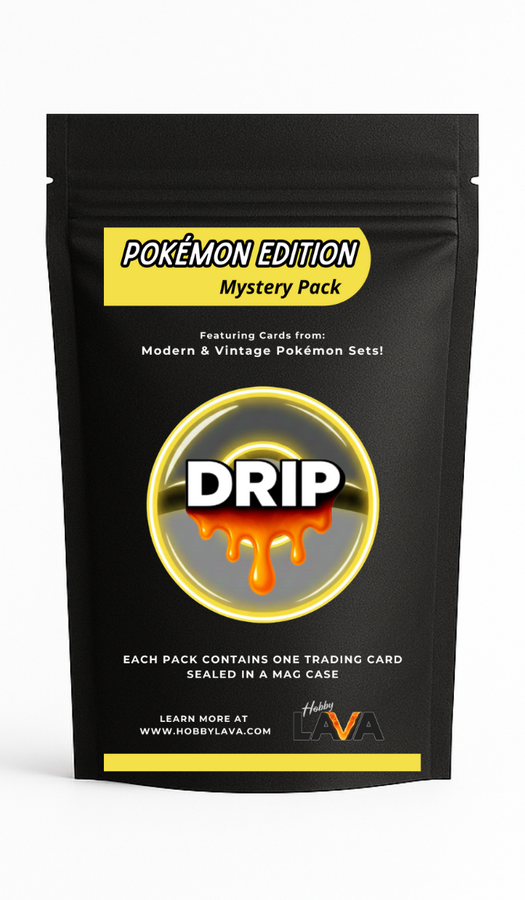 Pokemon TCG: Mystery Drip Pack - Guaranteed Premium Sealed Card in Mag Case!