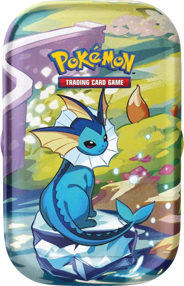 Pokemon TCG: Scarlet & Violet: Prismatic Evolutions Mini Tin (Vaporeon)